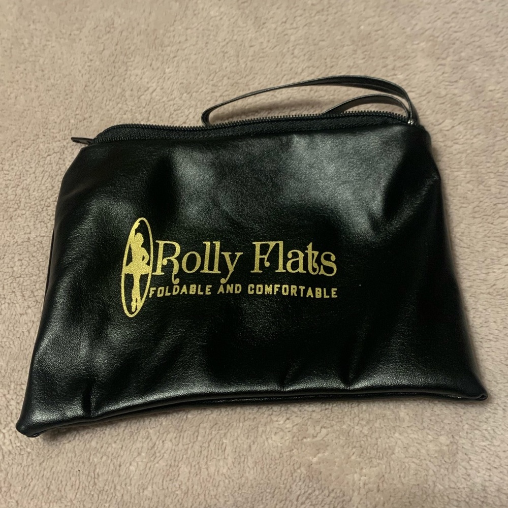 Rolly Flats Foldable Black Flats
